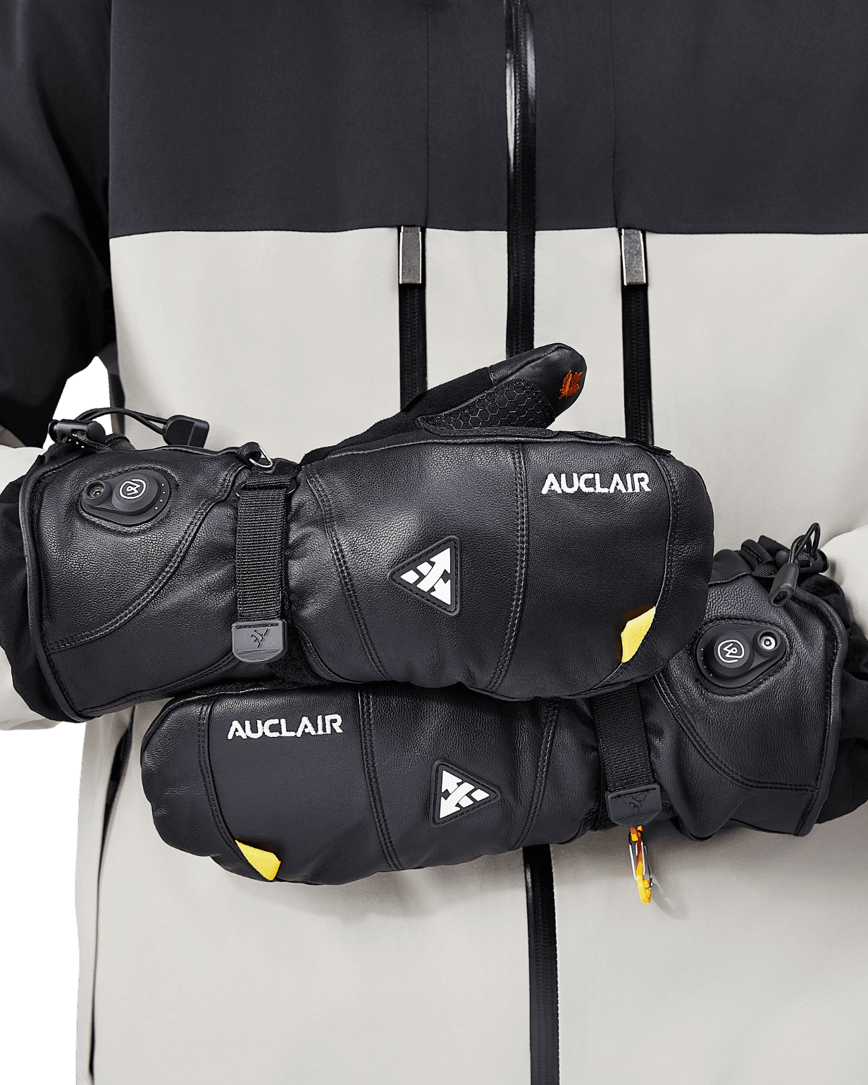 High performance heated ski mitts