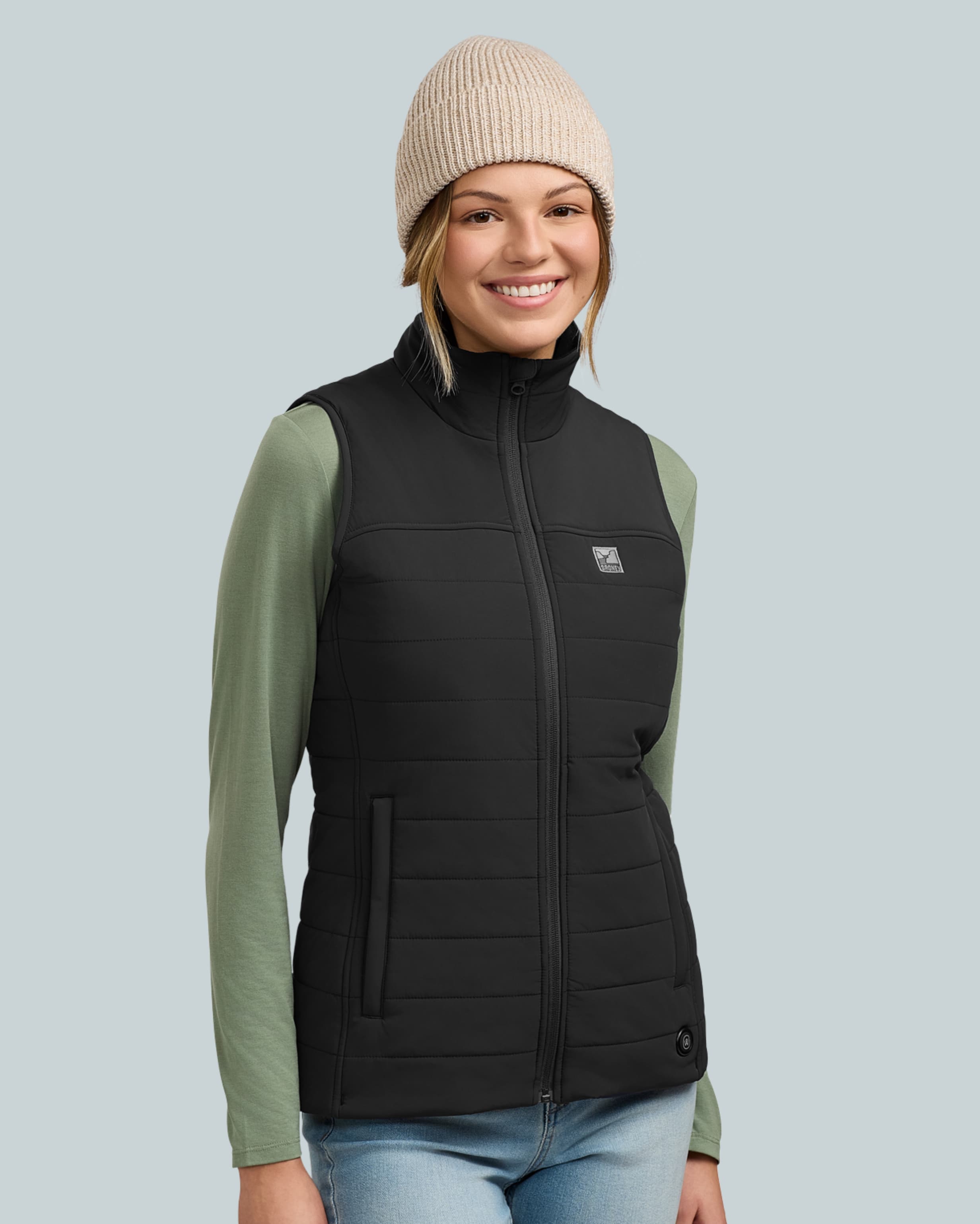 Sagney Heated Puffer Vest with ewool 20 for women